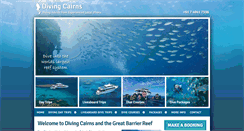 Desktop Screenshot of divingcairns.com.au